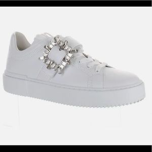 White Stuart Weitzman Sneaker
